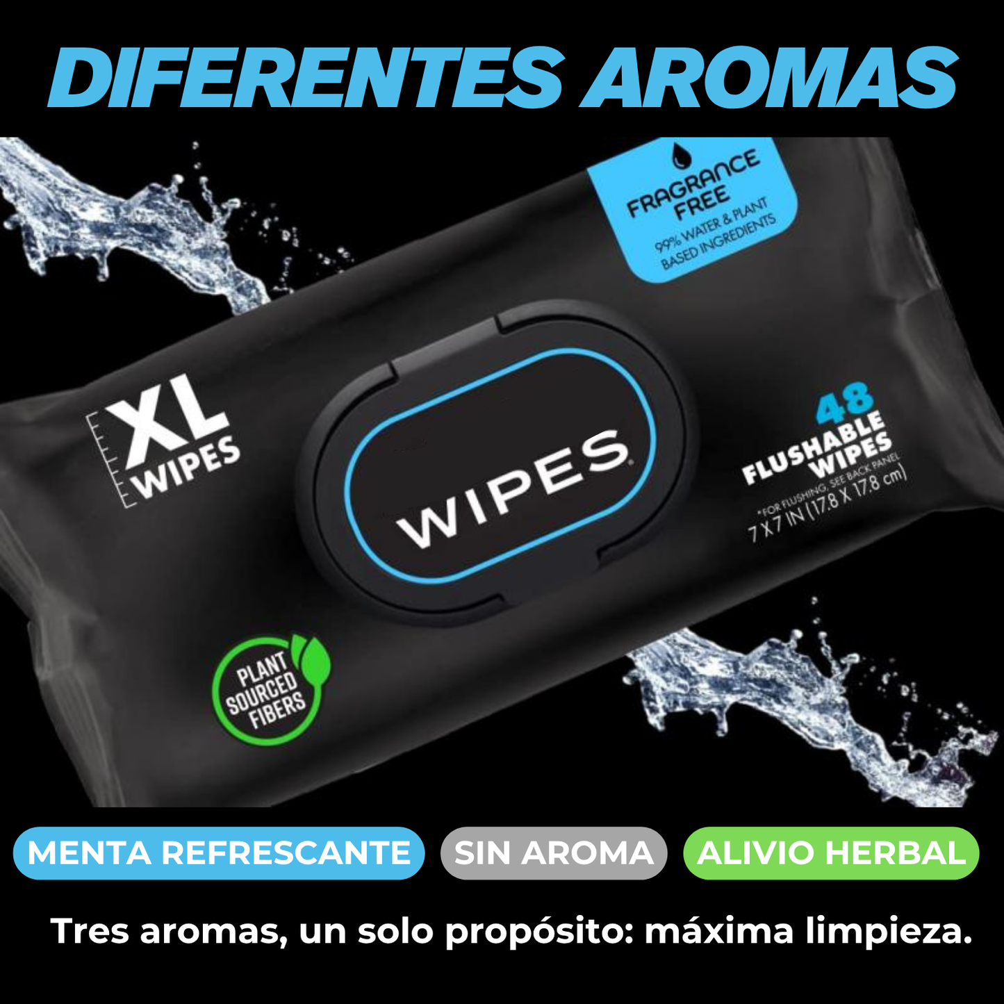 Toallitas Húmedas – Extra Grandes, Biodegradables y para Hombre